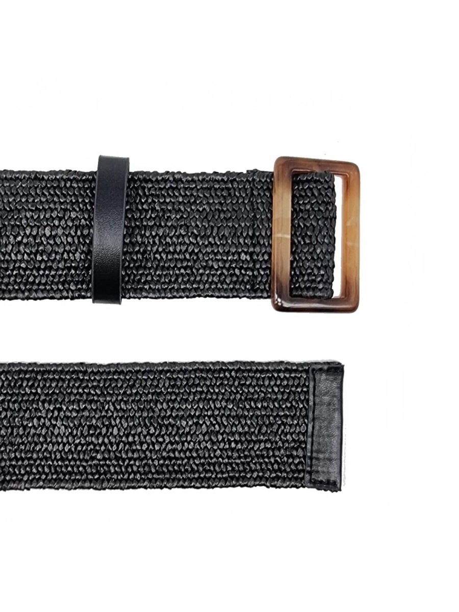 Hot Nooki Kylie Woven Belt Black