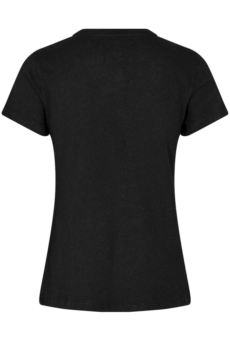 Clearance Mos Mosh Mmrype Ss Placket Tee Black