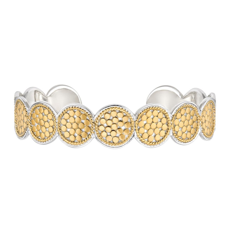 Wholesale Anna Beck Multi-Disc Cuff Gold