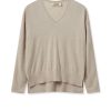 Clearance Mos Mosh Mmtani V-Neck Knit Cement