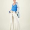 Online Me369 Ariel Wide Leg Trousers Natural