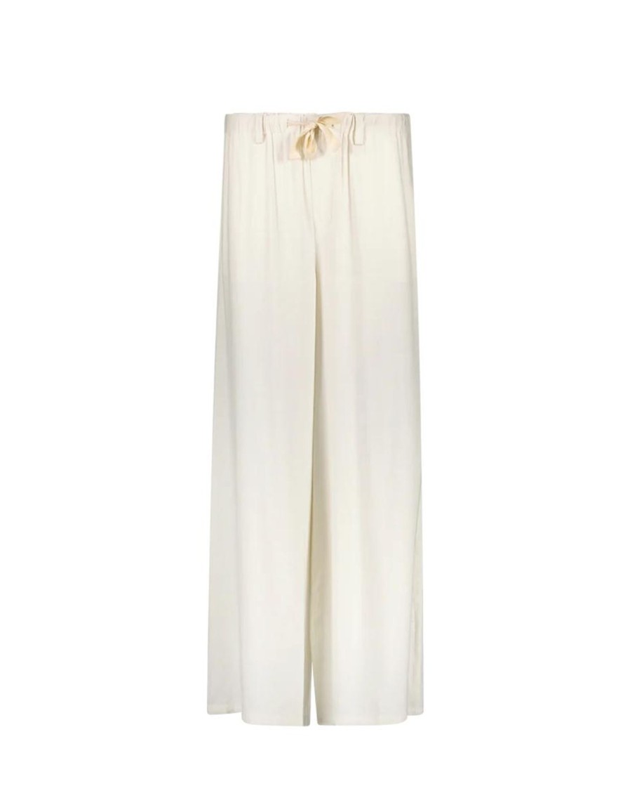 Online Me369 Ariel Wide Leg Trousers Natural