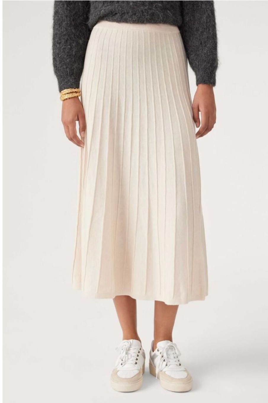 Clearance ba&sh Jada Skirt Beige