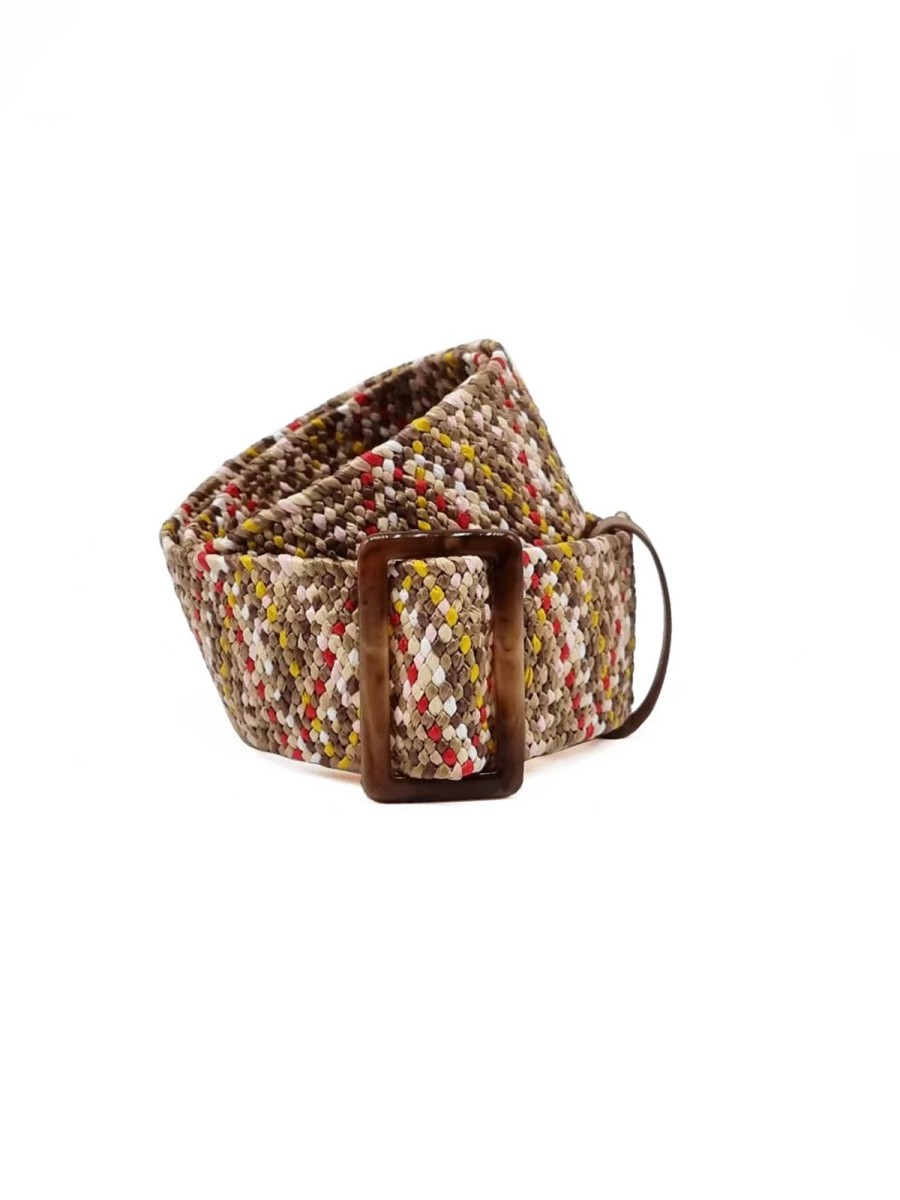 Hot Nooki Kylie Woven Belt Rainbow Mix