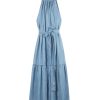 Best Mayla Alena Dress Light Blue Denim