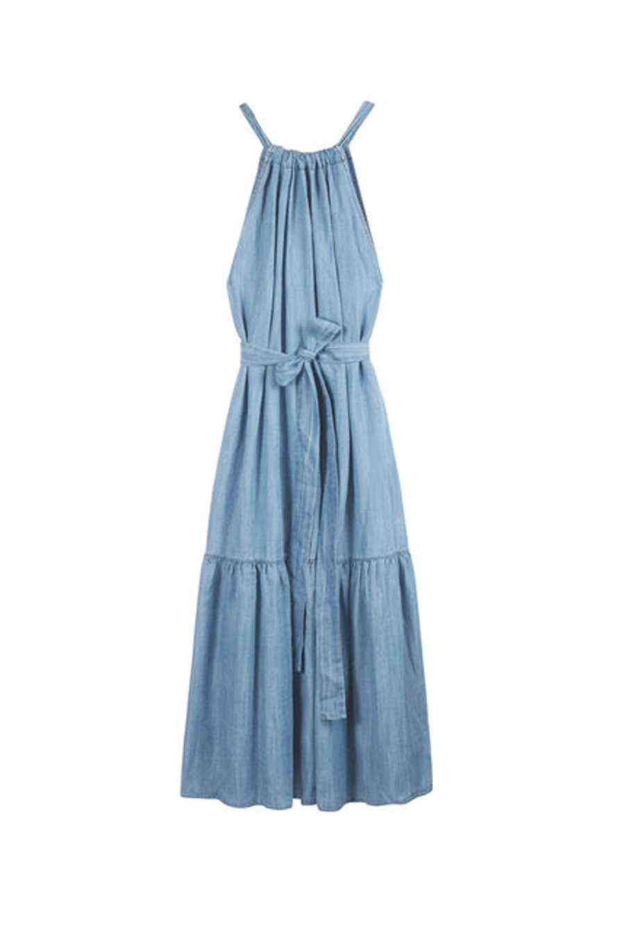 Best Mayla Alena Dress Light Blue Denim