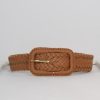 Best Abro Tilly Plaited Belt Cinnamon