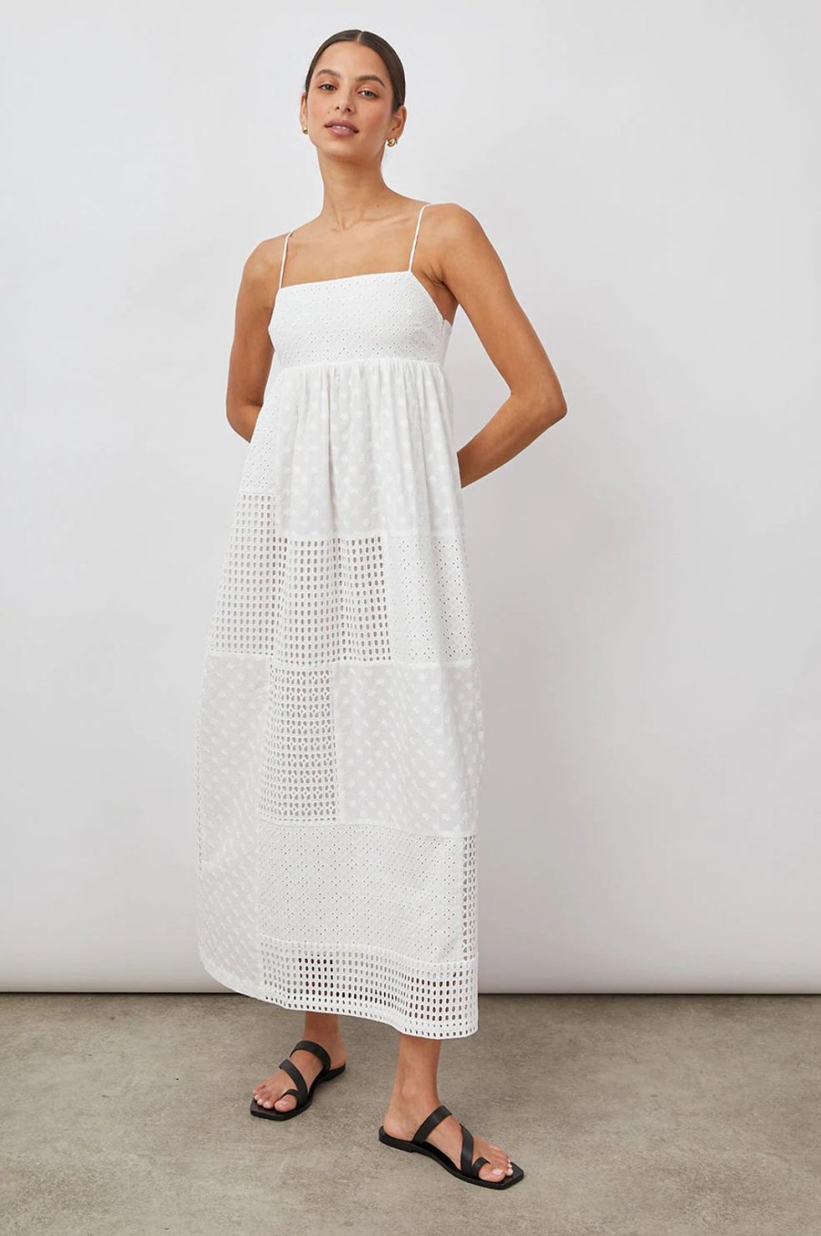 Online Rails Lucille Dress White Eyelet Mix