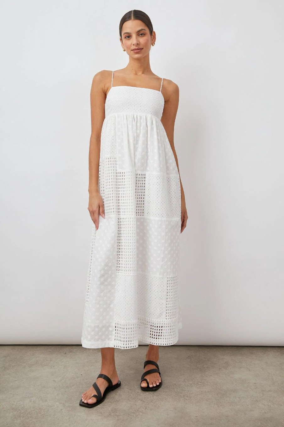 Online Rails Lucille Dress White Eyelet Mix