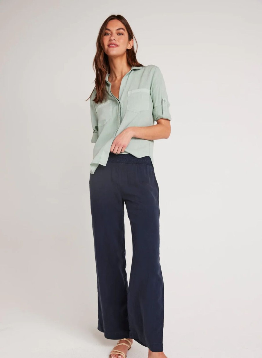 Hot bella dahl Smocked Waist Trousers Endless Sea