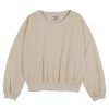 New Emile & Ida Zahara Terry Jersey Sweatshirt Cream