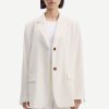 New Samsoe Samsoe Luzy Blazer Clear Cream