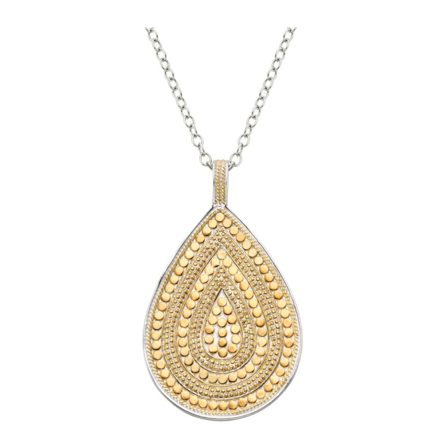 Best Anna Beck Classic Large Teardrop Necklace 30"