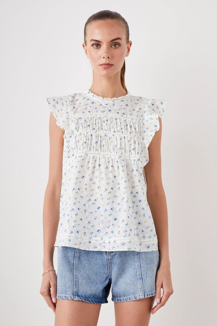 Wholesale Rails Filomena Top Bluebell Eyelet