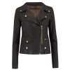 Wholesale MDK Seattle Thin Leather Jacket Black