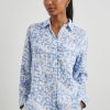 Online Rails Ellis Shirt Blue Diffused Cheetah