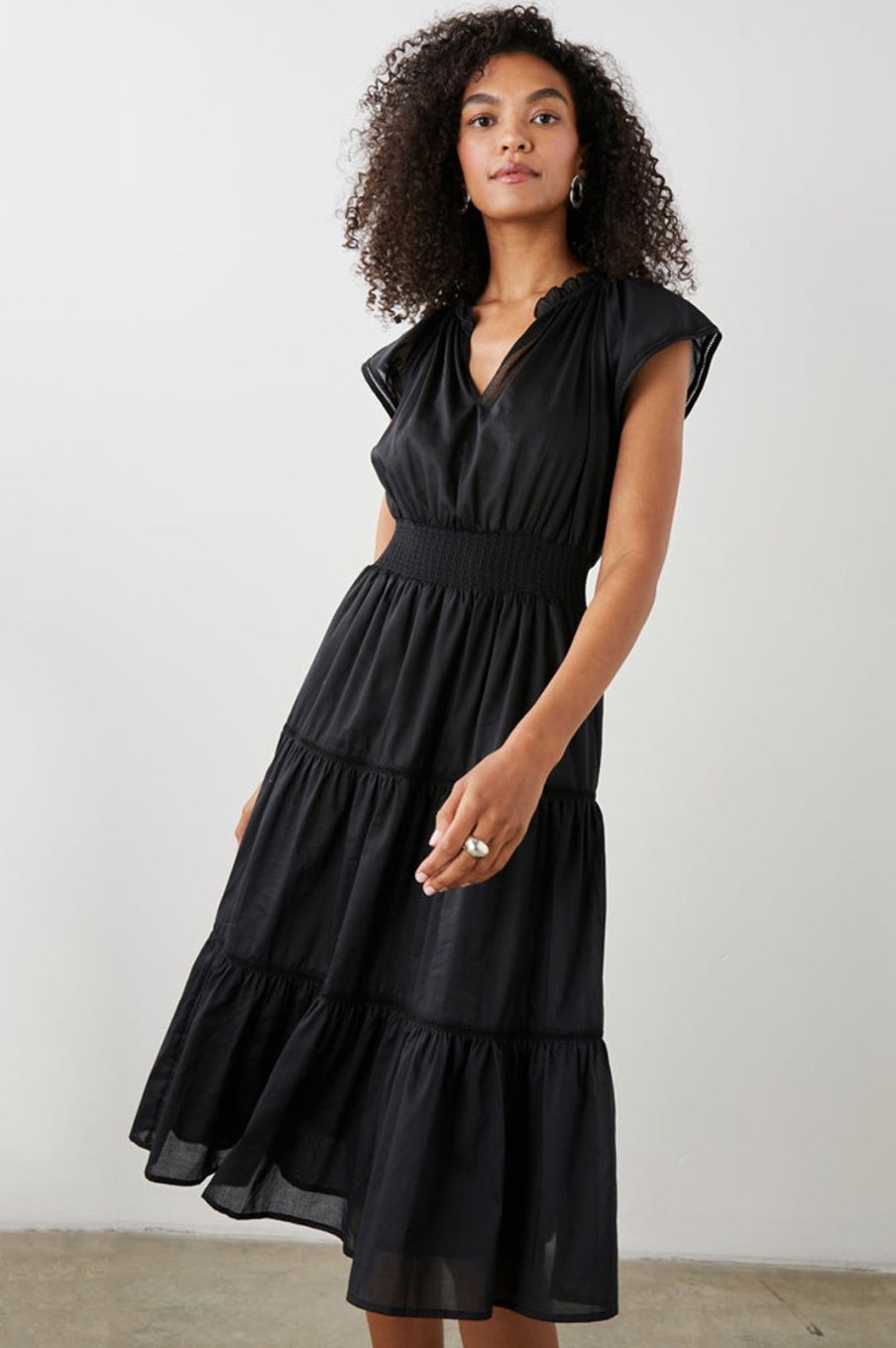 Online Rails Amellia Dress True Black Lace