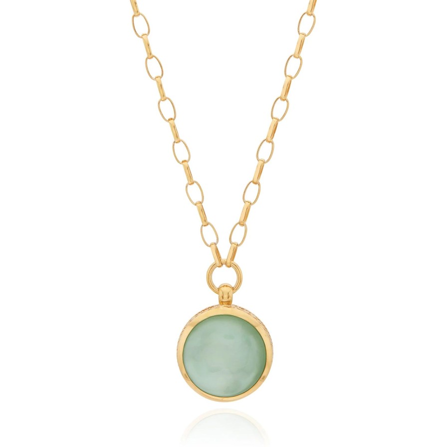 Best Anna Beck Medium Green Quartz Pendant