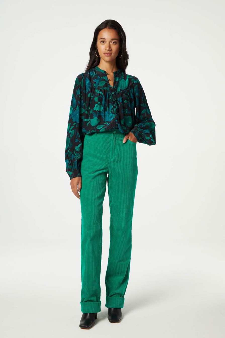 Clearance Fabienne Chapot Virgi Trousers Feeling Green