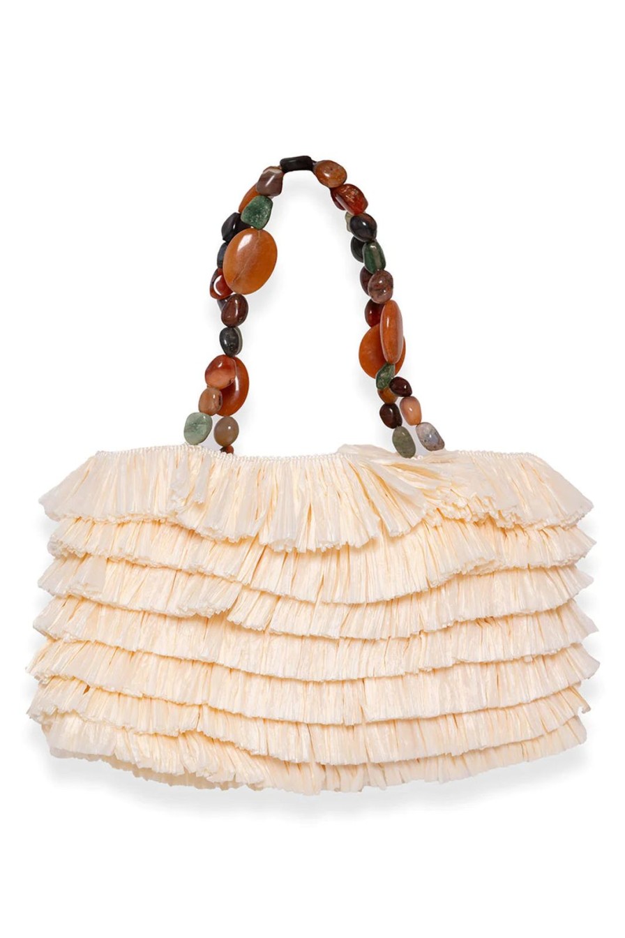 Online Sundress Charles Bag Raffia White