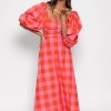 Hot Sundress Rosine Gingham Red/Pink Dress