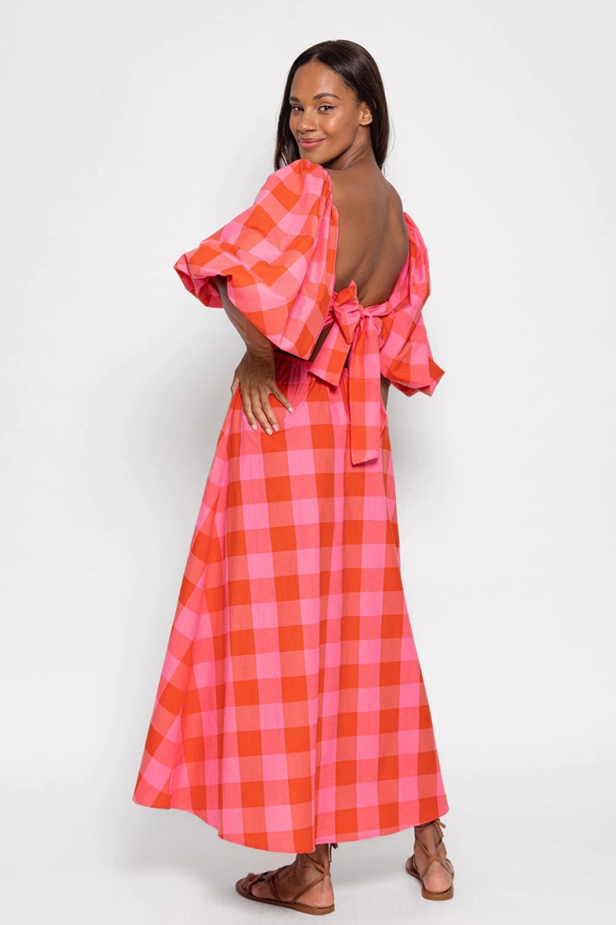 Hot Sundress Rosine Gingham Red/Pink Dress