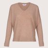 New Not Shy Dalia V-Neck Jumper Safari