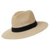 Best Somerville Scarves Panama Hat Black Band