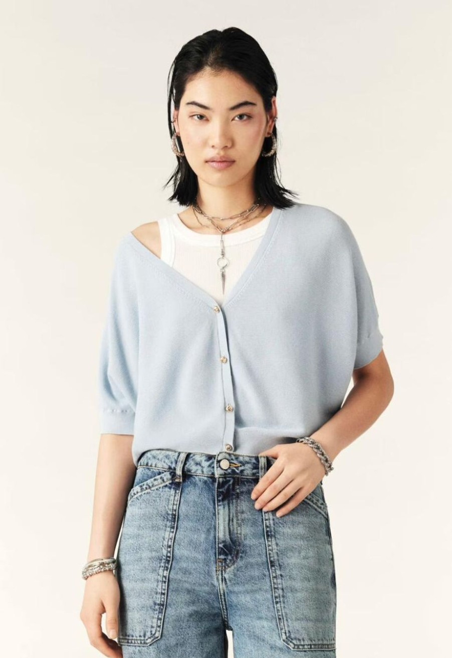 Online ba&sh Basem Top Ice Blue