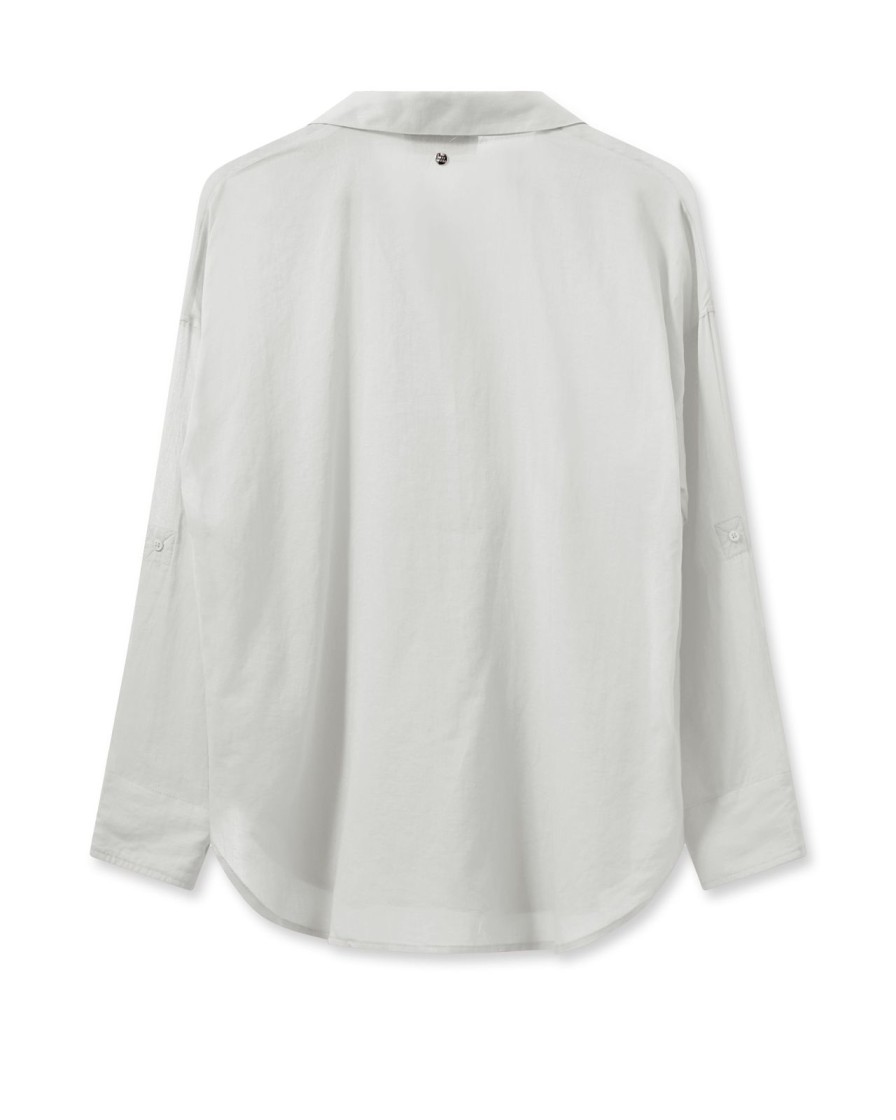 Clearance Mos Mosh Mmjelena Voile Shirt White