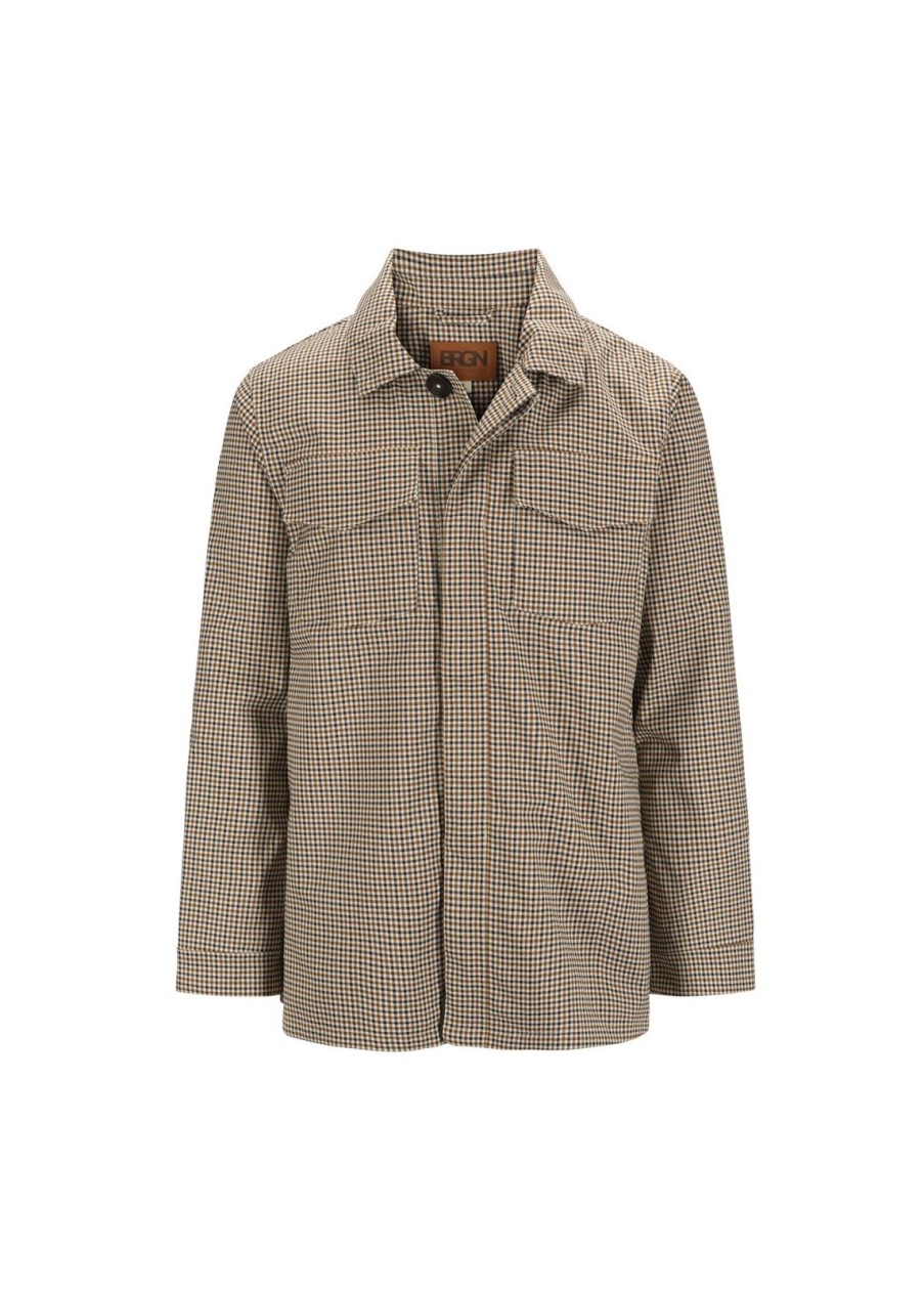 Best BRGN Skylon Overshirt Jacket Check