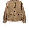 Clearance Mos Mosh Mmjoplin Linen Jacket Cinnamon Swirl