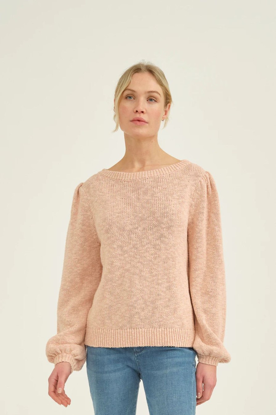 Hot Pieszak May Boatneck Knit English Rose