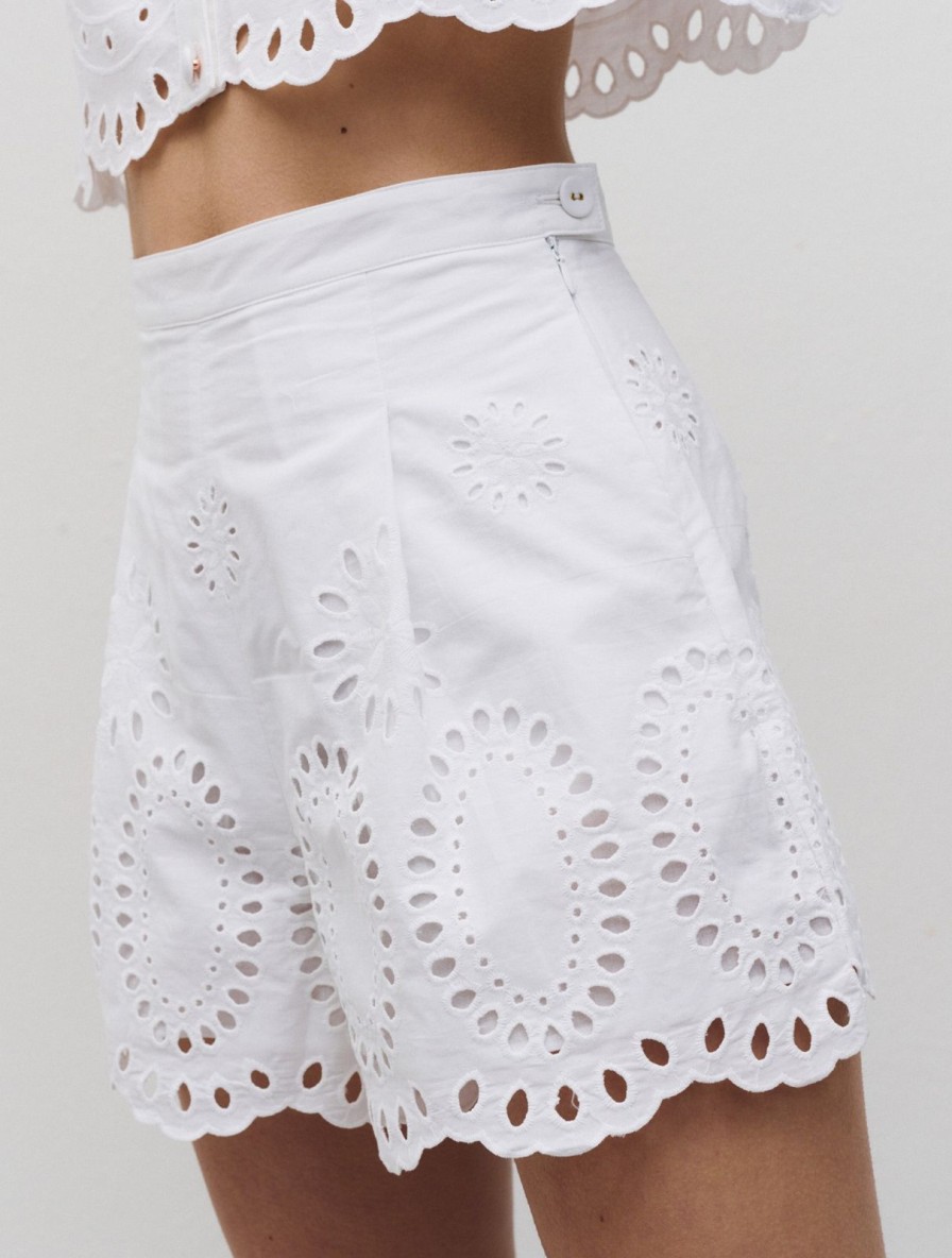 Online Idano Quoc Shorts White