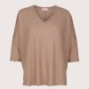 Wholesale Not Shy Emilie T-Shirt Cinnamon