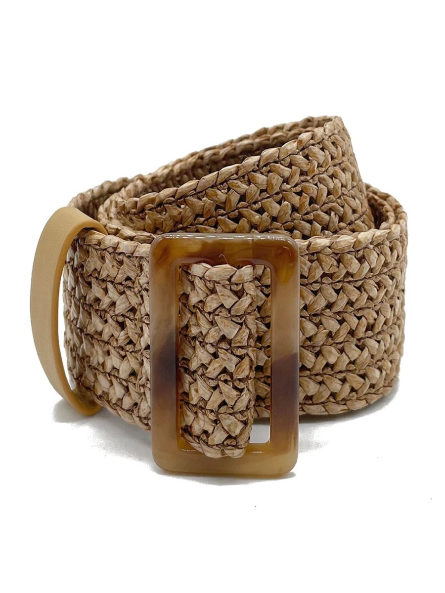 Clearance Nooki Mimi Woven Belt Natural