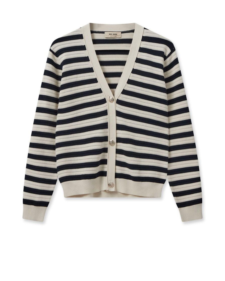 Hot Mos Mosh Mmkisana Stripe Knit Cardigan