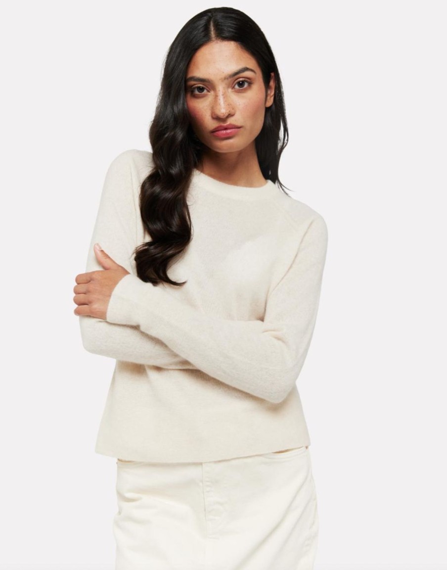 Wholesale Brodie Paloma Sweater Antique White