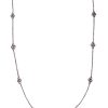 Clearance ICANDI ROCKS Icandi Rocks Silver Luna Drops Cluster Necklace