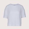 Best Not Shy Naelle Linen T-Shirt White