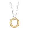 Best Anna Beck Circle Of Life Open "O" Charity Necklace 16-18" Gold/Silver