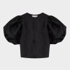 Best BY MALINA Cleo Puff Sleeve Top Black