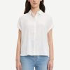 Best Samsoe Samsoe Majan Ss Shirt Clear Cream