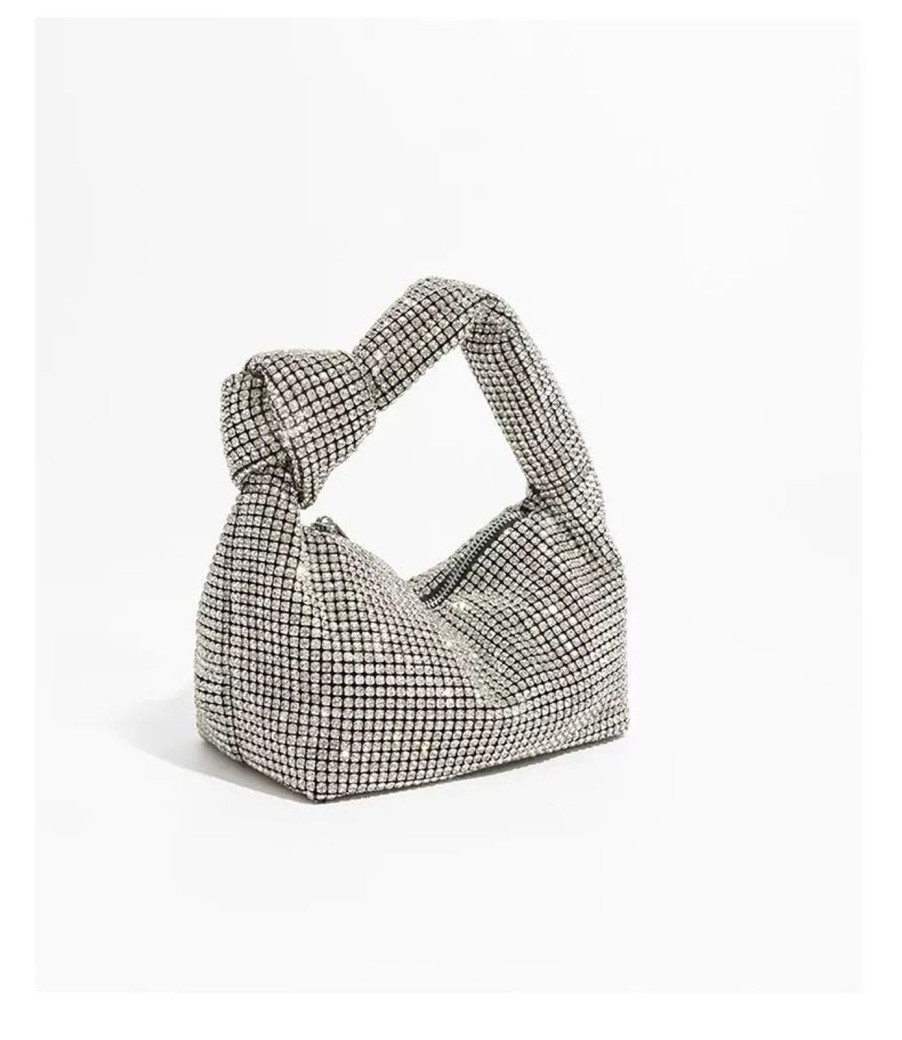 Hot Libby Loves Lulu Knot Sparkle Bag Silver