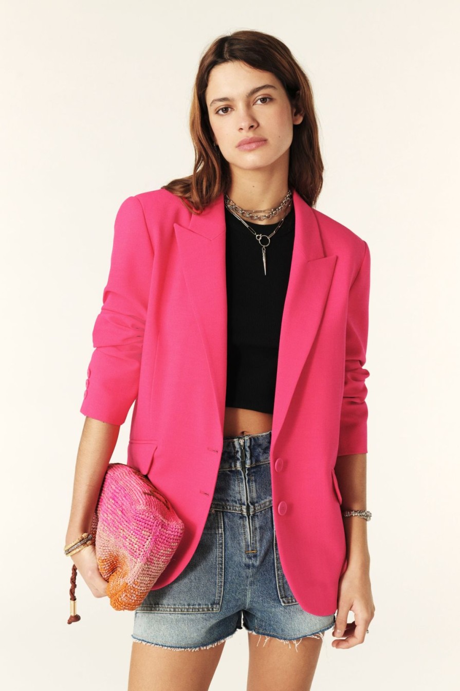 New ba&sh Cher Blazer Fuchsia