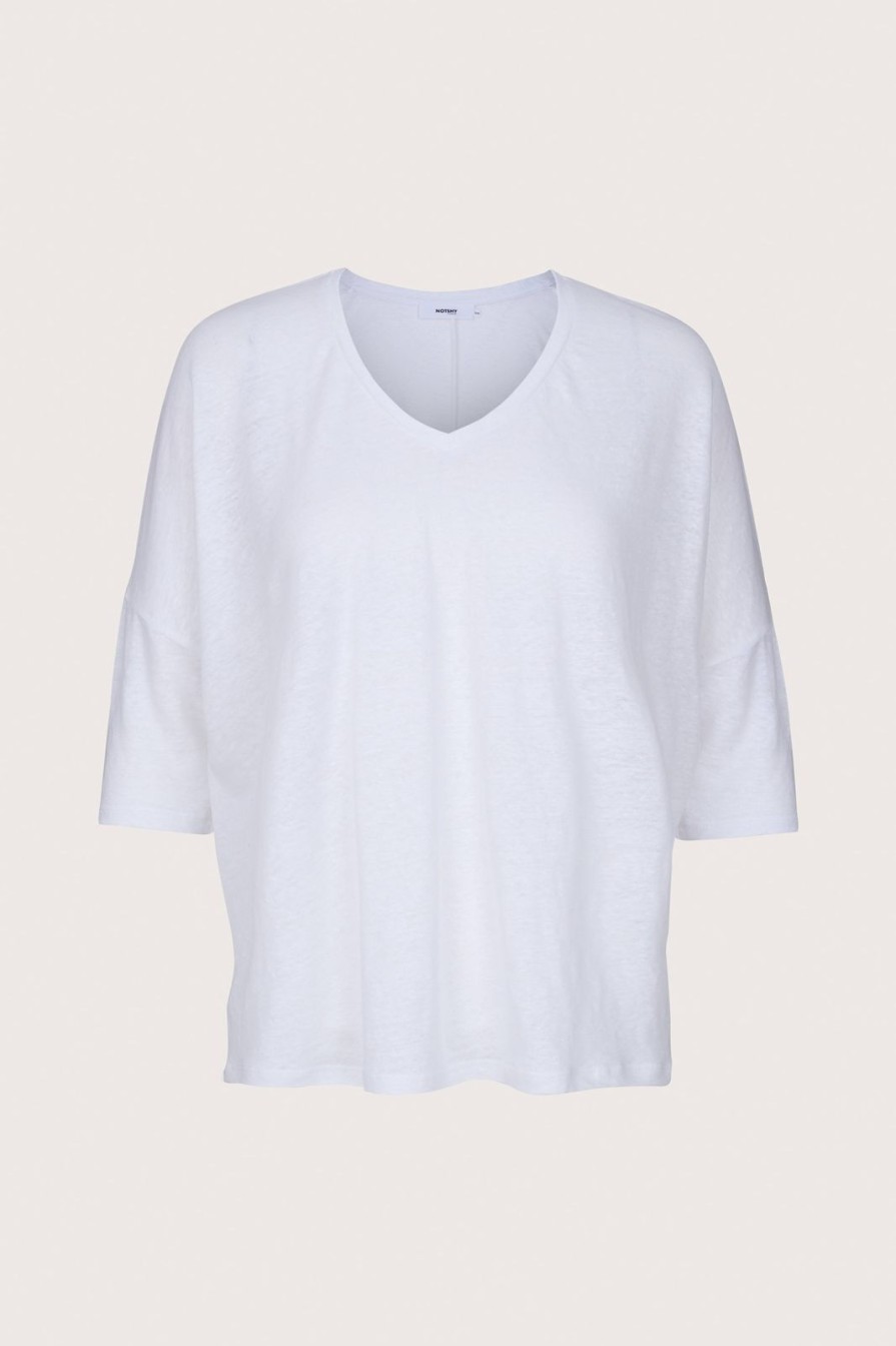 Hot Not Shy Emilie T-Shirt White