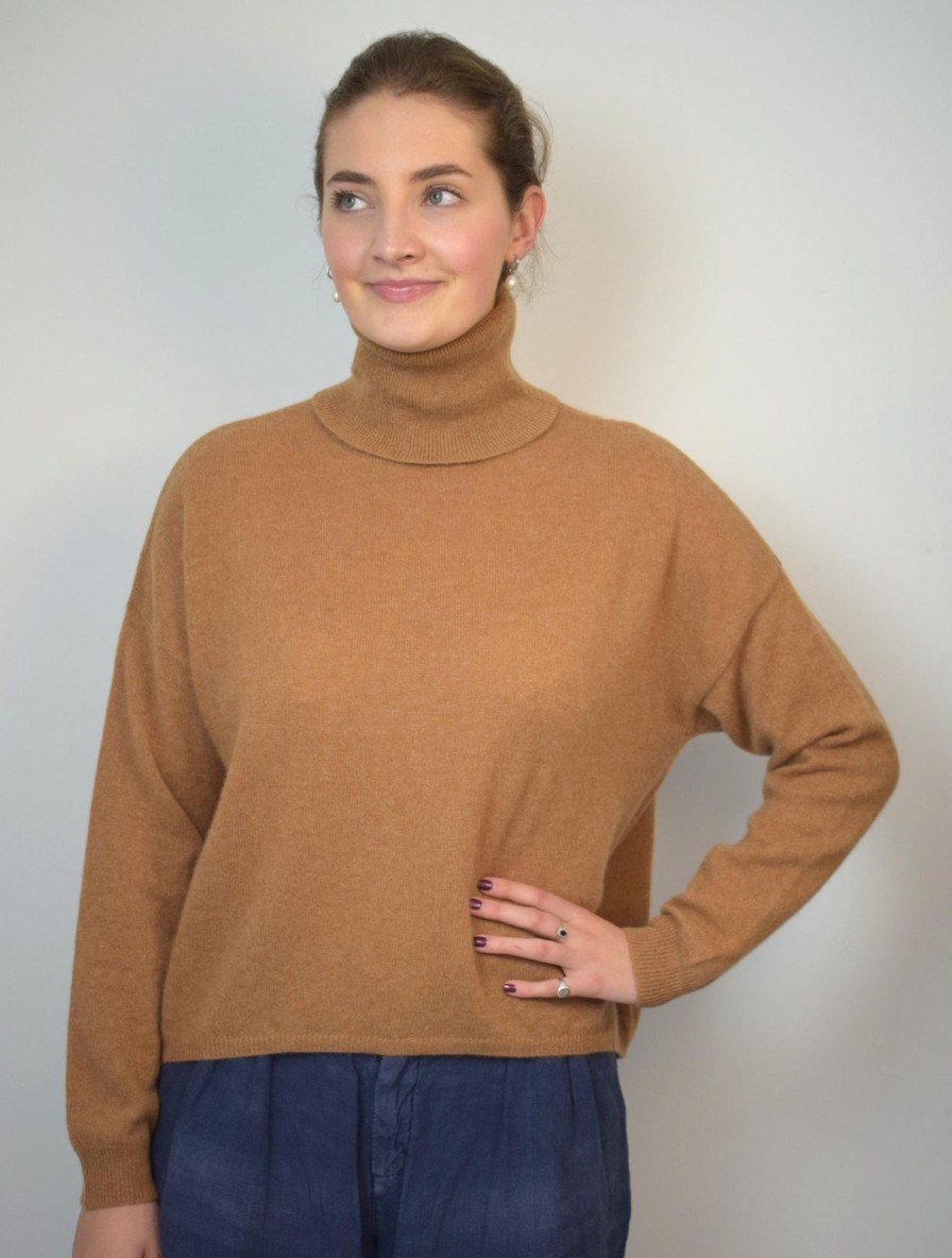 Best Brodie Susie Roll Neck Chestnut