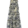 Wholesale Devotion Twins Reggina Maxi Dress Blue/Off-White