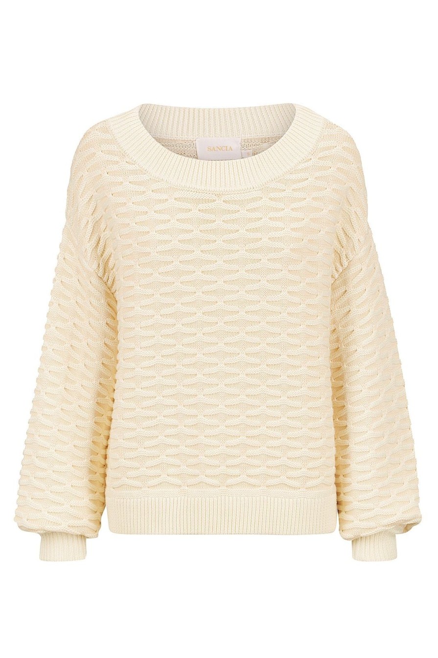 Hot Sancia Carina Knit Jumper Vanilla White