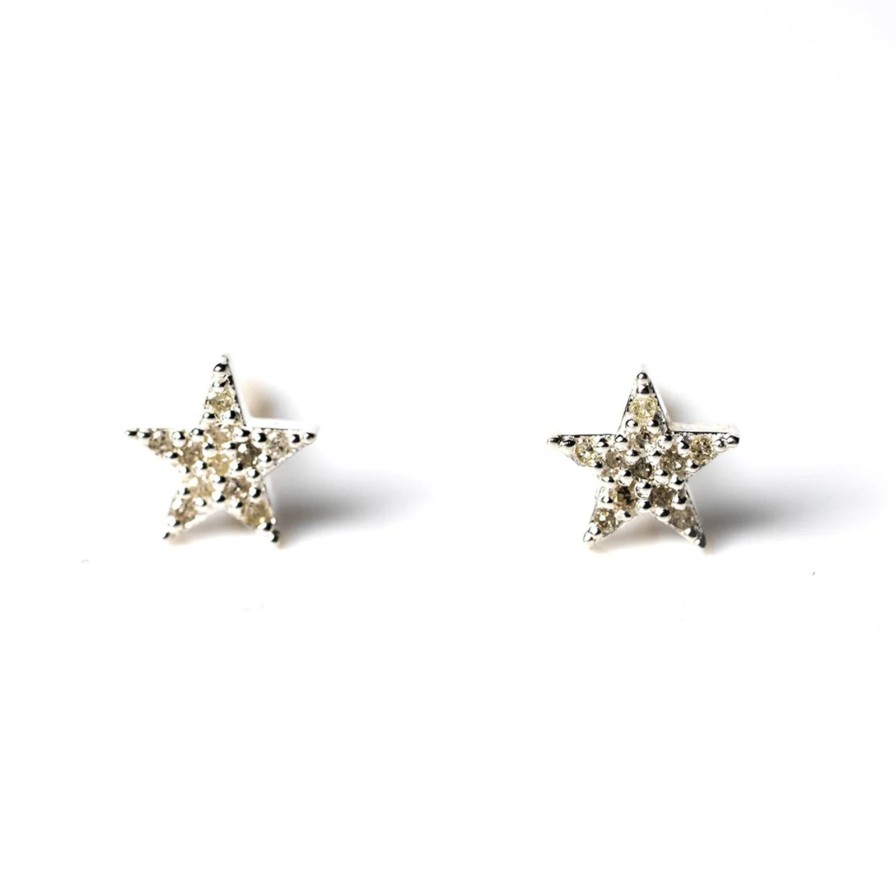 Best Kirstie Le Marque Diamond & Silver Star Studs